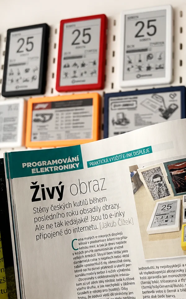Článek o Živém obrazu v časopise Programování elektroniky