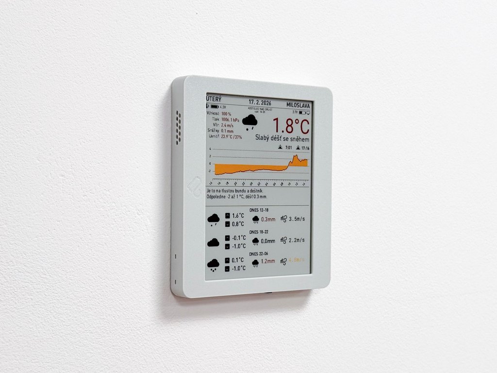 LaskaKit Live-5.83 E-paper stavebnice s WiFi pro ” Živý obraz” V2