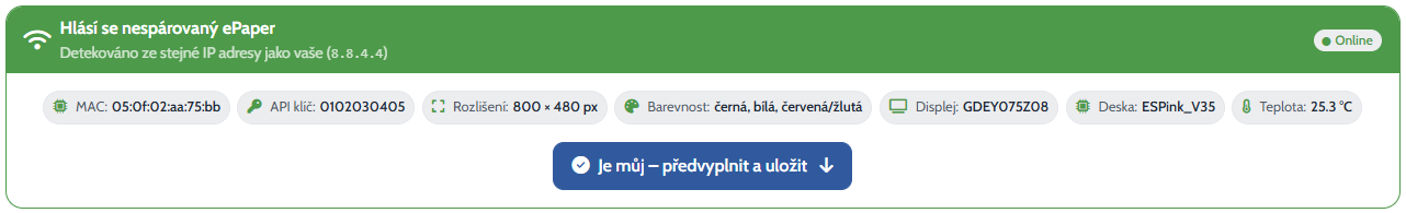 Zjednodušené přidání ePaperu do účtu